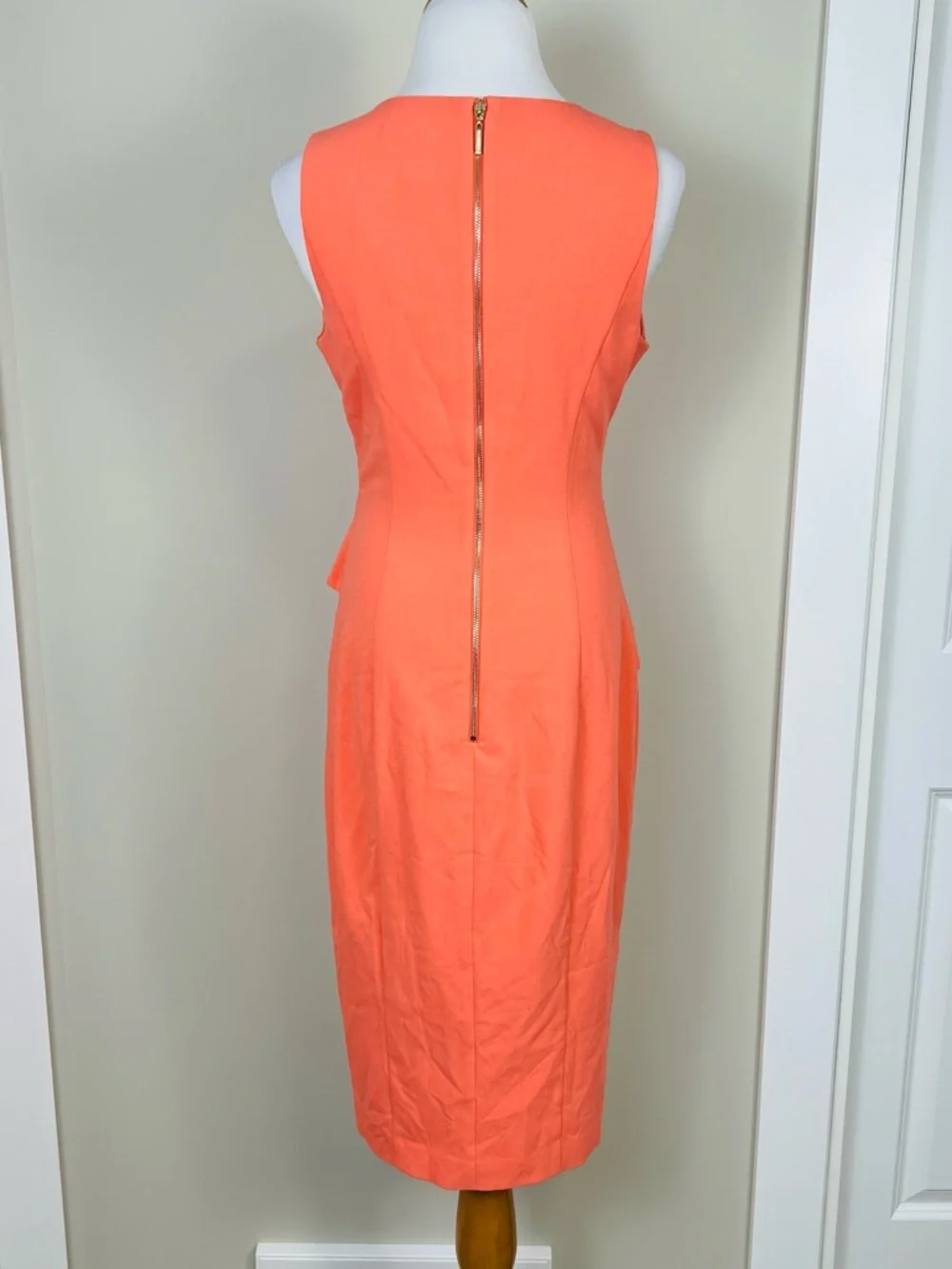 Marciano Coral Ruffle Sheath Midi Dress - Picture 3 of 6
